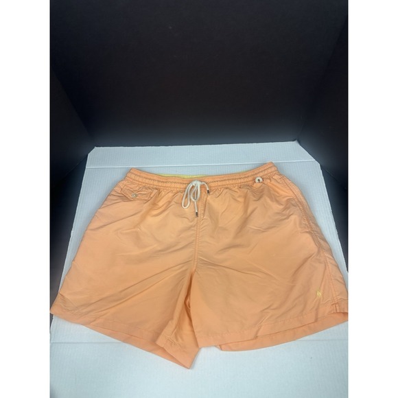 Polo Ralph Lauren Other - Polo Ralph Lauren Orange Lined Swim Trunks 2XL Board Shorts